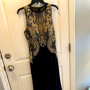 💛Gorgeous Black and Gold Formal Dress💛